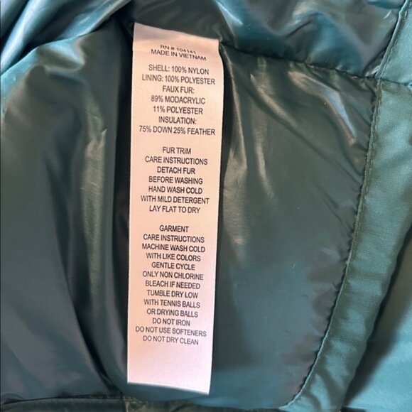 Alpine Design Women’s Dream Puff Belted Dark Green Jacket Size XS - Picture 9 of 9